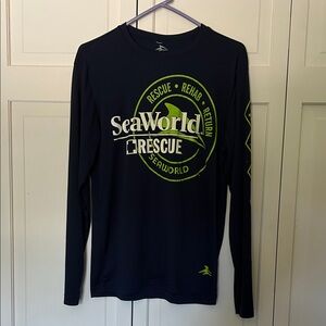 SeaWorld Small Dark Blue Long Sleeve Shirt